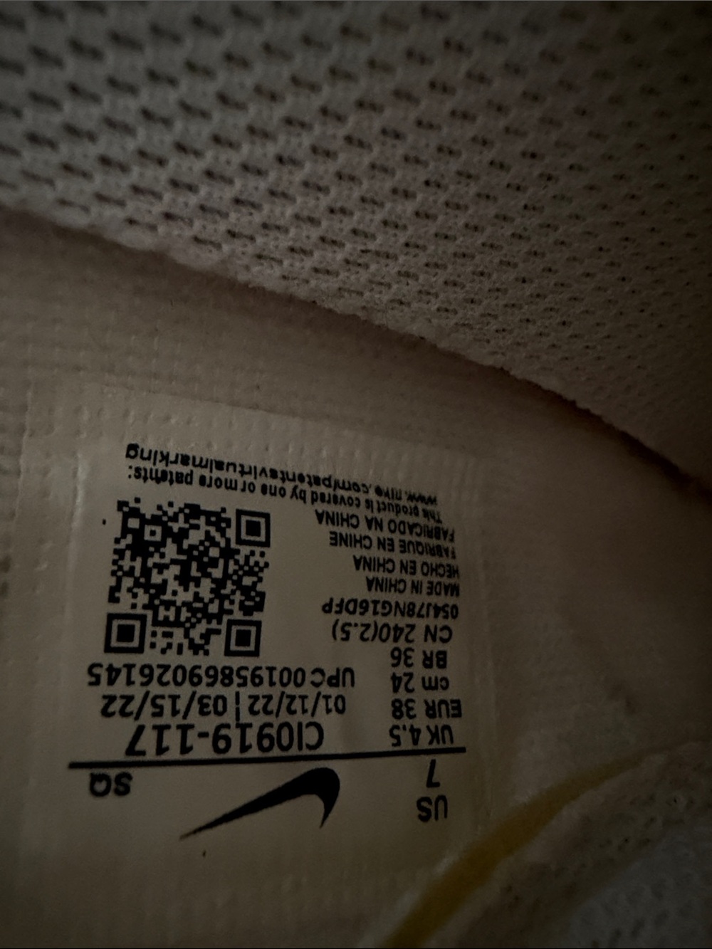 Nike Airforce 1 Shadow White/Mint Foam/ Pink Gently used!! - Picture 2 of 8